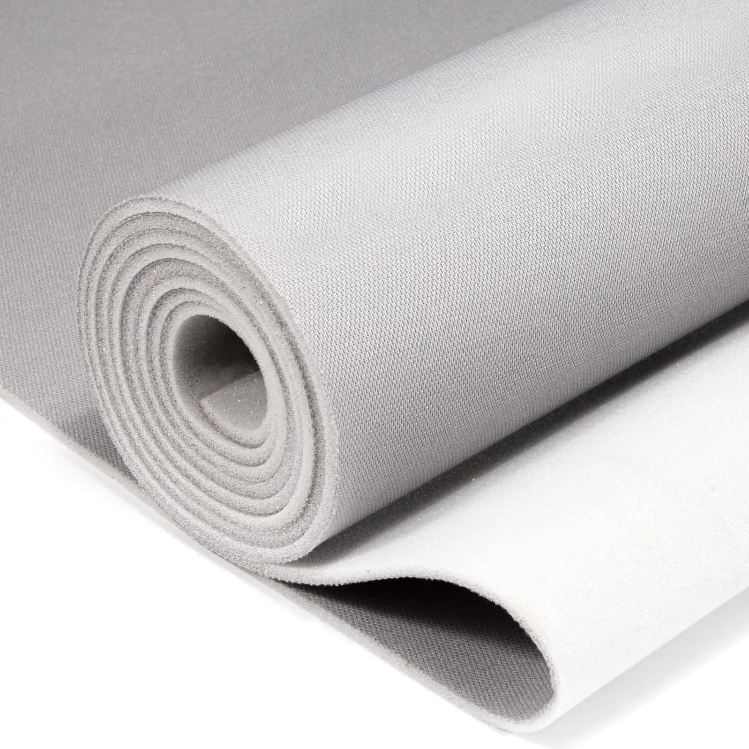 Auto Headliner Fabric 96" L * 60" W Mesh Type with Foam Backing - Tube Packaging - Gray Interior Replacement Material for Car/Truck/SUV/RV Roof - Home Repair/DIY Headliner Material