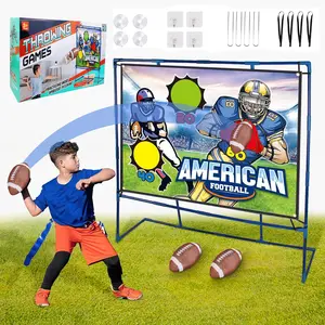 Football Toss Game with 2 Inflatable Balls, Football Throwing Target Games for Boys 8-12, Sports and Outdoors Toys for Kids Ages 3+,Christmas Football Target Gift for Kids