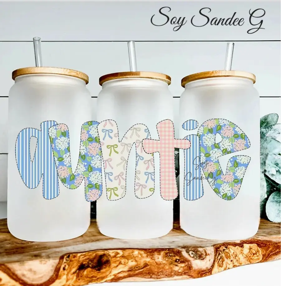 Auntie - UVDTF Wrap for cups/hard surfaces sticker