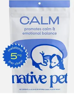 Pet Calming Chews for Dogs - Melatonin