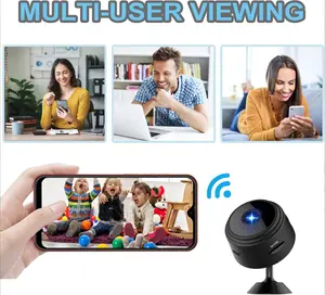 A9 Mini Wireless Camera, 1080P HD WiFi Surveillance Camera with Motion Detection, Smart Home Security Baby Monitor for Indoor Remote Monitoring