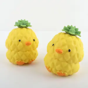 Pineapple-Duck Squeeze Toy – Stress-Relief & Fidget Toy (Slow-Rising Tofu Ball) – Ideal Holiday Gift