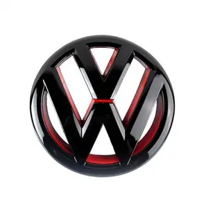 Car Front Grill Badges For VW Volkswagen Golf 6 7 MK polo GTI passat Rear Trunk Emblem Lid Covers Logo Sticker styling auto acc