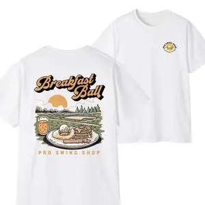 Breakfast Ball Golf Tee – Classic Masters-Inspired Shirt for Men – Menswear T-Shirt Soft Cotton Top, Fun Golf Saying for Casual Rounds