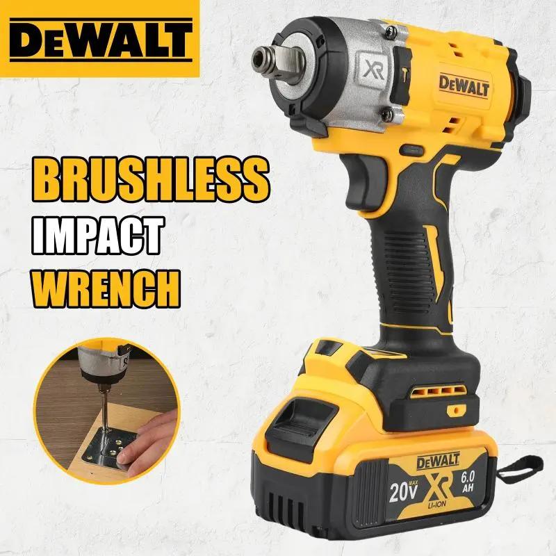 DEWALT DCF922 20V Brushless Impact Wrench 1/2 Inch 205N.m High Torque Cordless Variable Speed Electric Wrench for Heavy Duty Repair