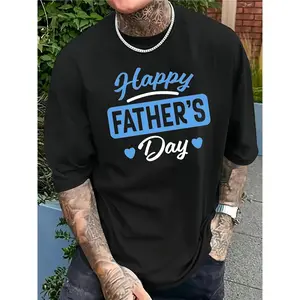 Men's Summer Comfort T-shirt Father's Day T-Shirt Casual Crew Neck AllSeason Tee for Everyday Outdoor Activities Local Delivery