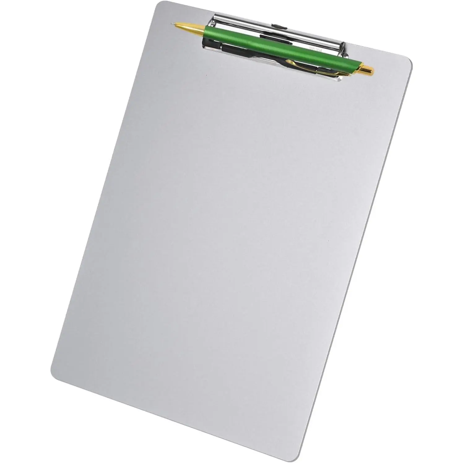 Metal Clipboard with Pen Holder, 20% Thicken Aluminum Clipboard with 304 Stainless Low Profile Clip, A4 Letter Size Hanging Clipboards, for Jobsite, Laboratory, Medical, Office, Teach