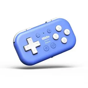 8BitDo Micro Bluetooth Controller for Switch, Raspberry Pi, PC & Mac - Blue