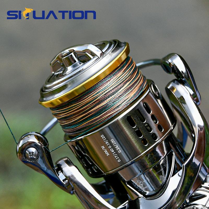 SIIUATIONA 500M-546yds 4X braided PE fishing line, featuring high-visibility color coding, exceptional tensile strength, and durability, ideal for lure fishing and both freshwater and saltwater fishing