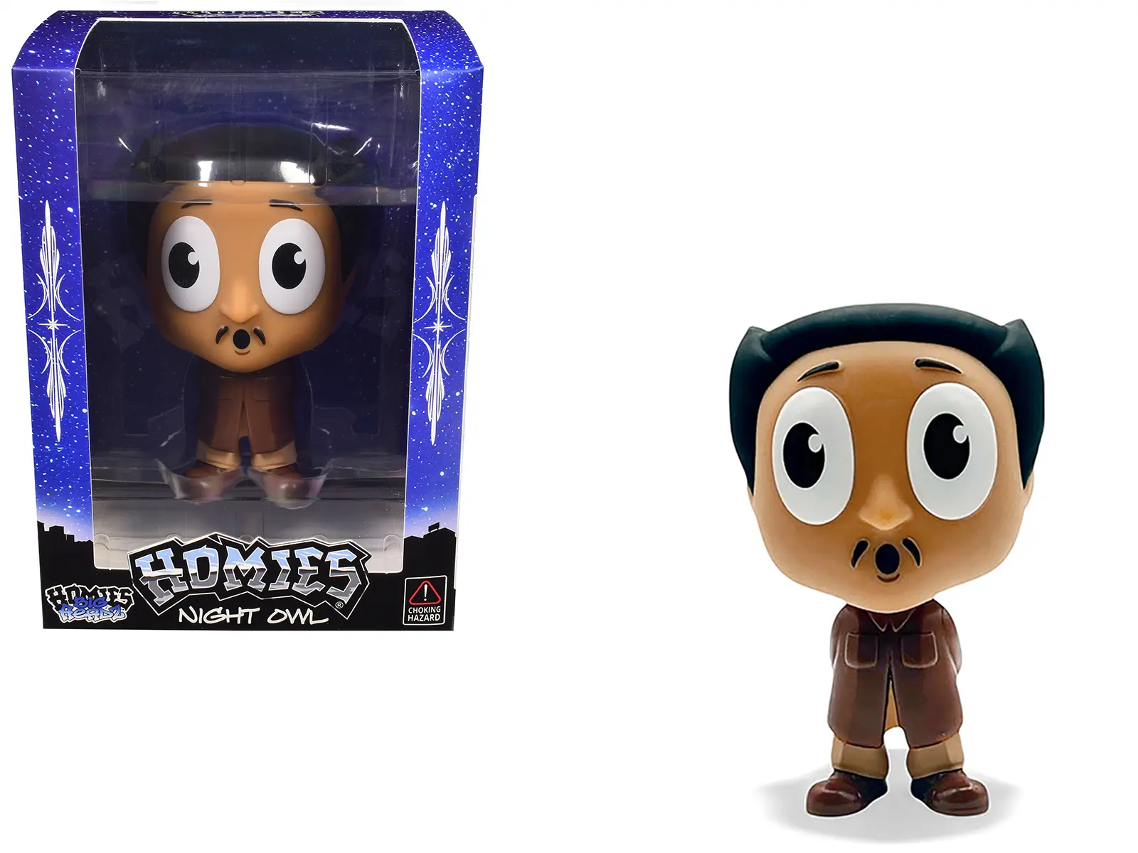 Night Owl 4.5" Figure "Homies Big Headz" Series 5 Model by Homies