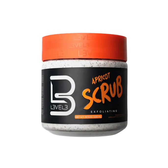Level3 Apricot Facial Scrub, Cleansing for Blemishes & Blackheads, Suitable for All Skin Types, 16.9 fl oz, Single Item