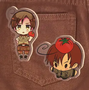 Italy Romano Chibi Hetalia Keychain, Cute Keyring Accessory, Fun Charm For Backpack Or Purse | High Quality and Customer Favorite Items