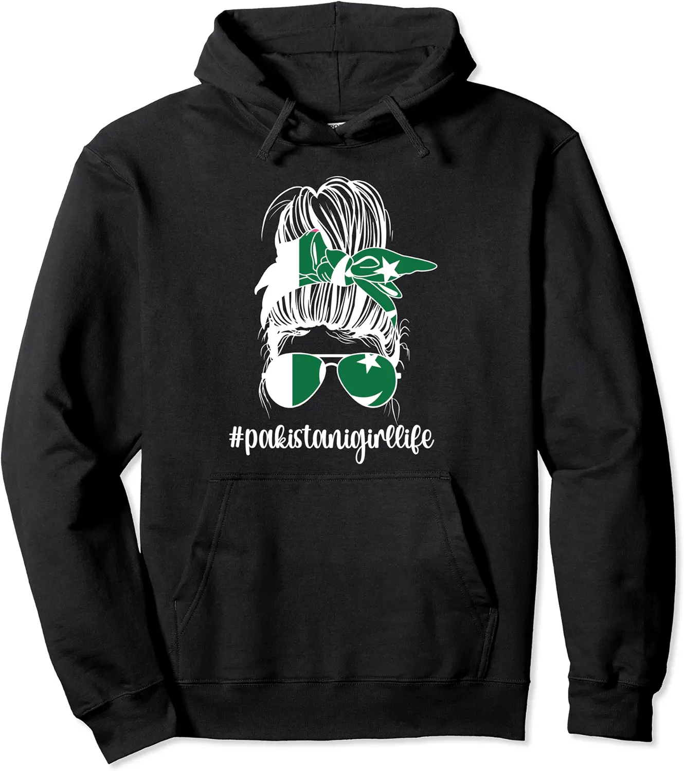 Cute Pakistani Girl Pakistan Flag Pakistani Roots Pullover Hoodie - Williamze Shop 48B0BSLQGLRX