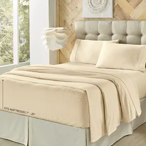 Royal Fit 4-Piece Microfiber Sheet Set By J Queen