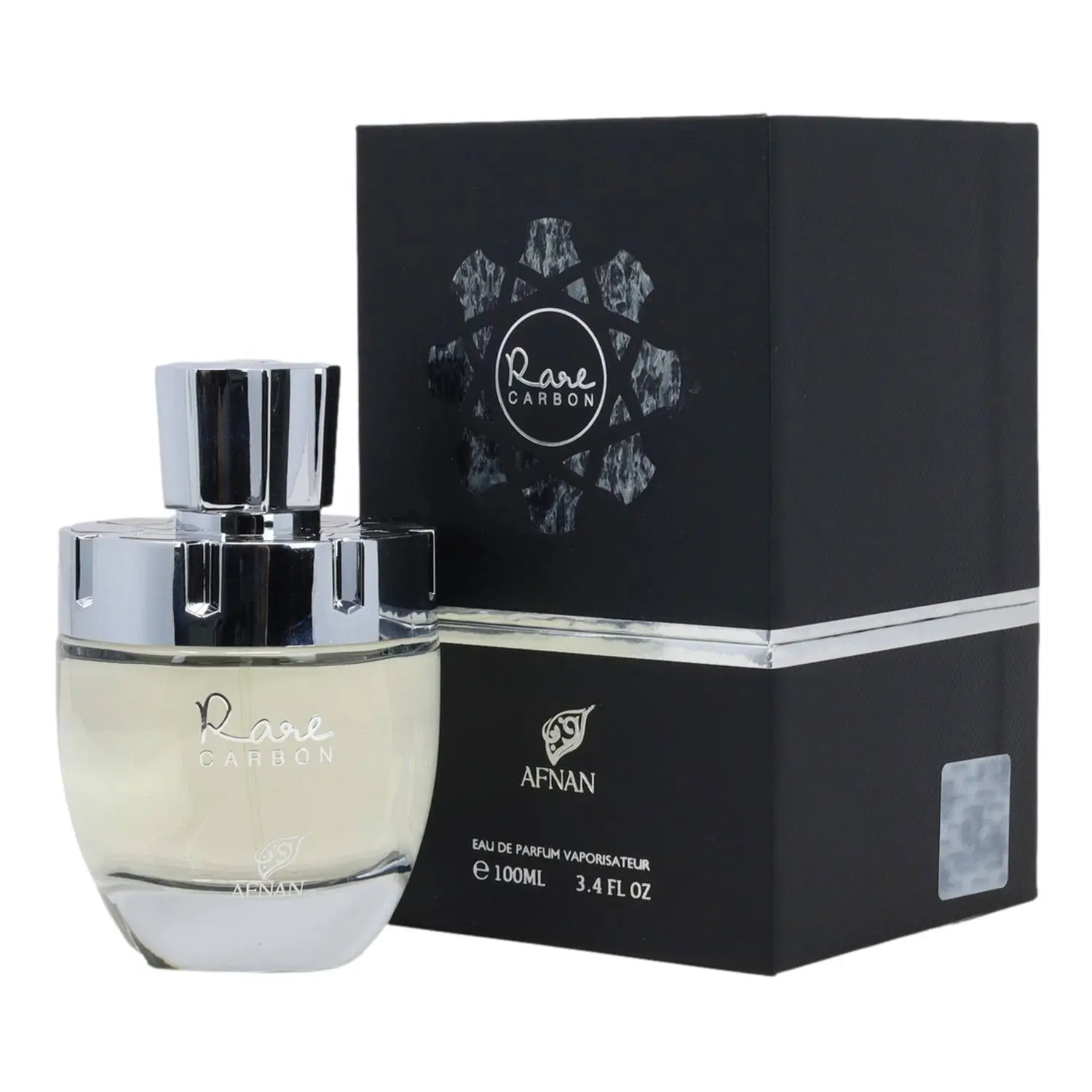 Afnan Rare Carbon Eau De Parfum Spray for Men, 3.4 Ounce