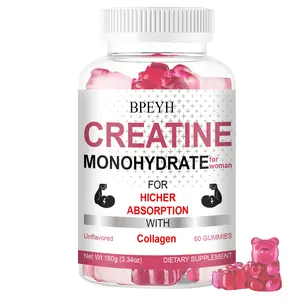 Women's Advanced Creatine Gummies, Creatine Monohydrate with Collagen and BCAAs, for Women - Fitness Muscle Gummy, Nutritional Health Diet, tiktok shop