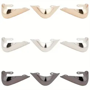 6pcs Metal Shoe Tip Protectors – 3 Colors Durable Toe Cap Covers for Protection & Repair