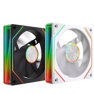 New Arrival Prism 8PRO 5V3 Pin Cooling Colorful Computer ARGB12CM Intelligent Forward Reverse Temperature Control Fan pc  fans psu  cables
