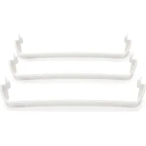 HECASA 1 X 240534701 2 X 240534901 Refrigerator Door Shelf Rack Bar Rail Compatible with Frigidaire Kenmore Gibson Galaxy Kelvinator AP3214631 PS734936 948952 AP3214630 PS734935 Replacement only