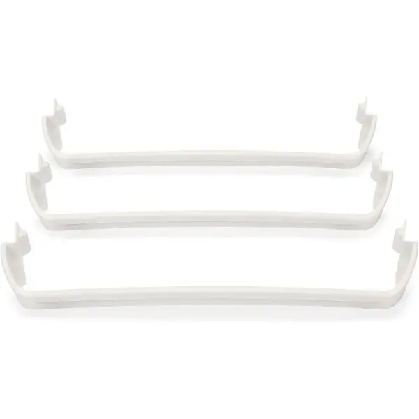 HECASA 1 X 240534701 2 X 240534901 Refrigerator Door Shelf Rack Bar Rail Compatible with Frigidaire Kenmore Gibson Galaxy Kelvinator AP3214631 PS734936 948952 AP3214630 PS734935 Replacement only
