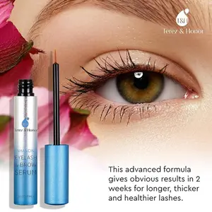 Advanced Eyelash Growth Serum and Brow Enhancer to Grow Thicker, Longer Lashes for Long, Luscious Lashes, 3ML Makeup Mascara Daily Nourishing