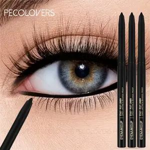 3-Pack Eyeliner Pen Set, Long-Lasting, Smudge-Proof, Waterproof Liner, for a Flawless Eye Makeup - Black