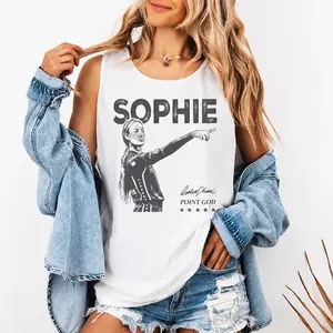 Graphic Sophiie Cunningham Pointing Tank Top, Sophie point signature Tank, Vintage Style Shirt, Unisex Tank Top for Men Women