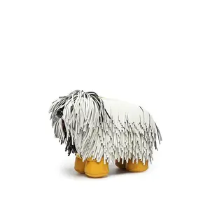 Cute Creative Quirky Chow Chow Fringe Dog Crossbody Bag, Personalized Designed Animal Shape Shoulder Bag, Niche Fun Versatile Underarm Bag, Girls Street Commuter Cute Bag, Bestie Birthday Gift Handbag for Women