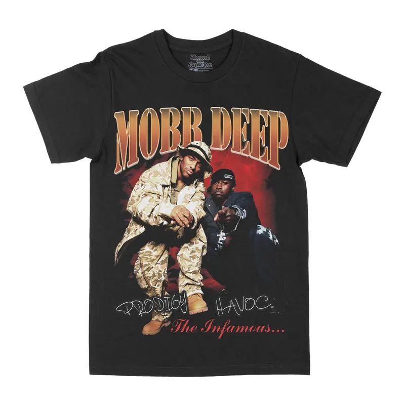 Mobb Deep Graphic Tee, Cotton Short Sleeve Shirt, Gift Shirt for Men and Women