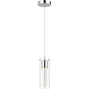 Alice 1-Light Pendant Ceiling Light Fixture, Integrated Led and  Bubble Glass, for Kitchen , Hallway, Entryway, Passway, Dining Room, Bedroom, Balcony Living Room