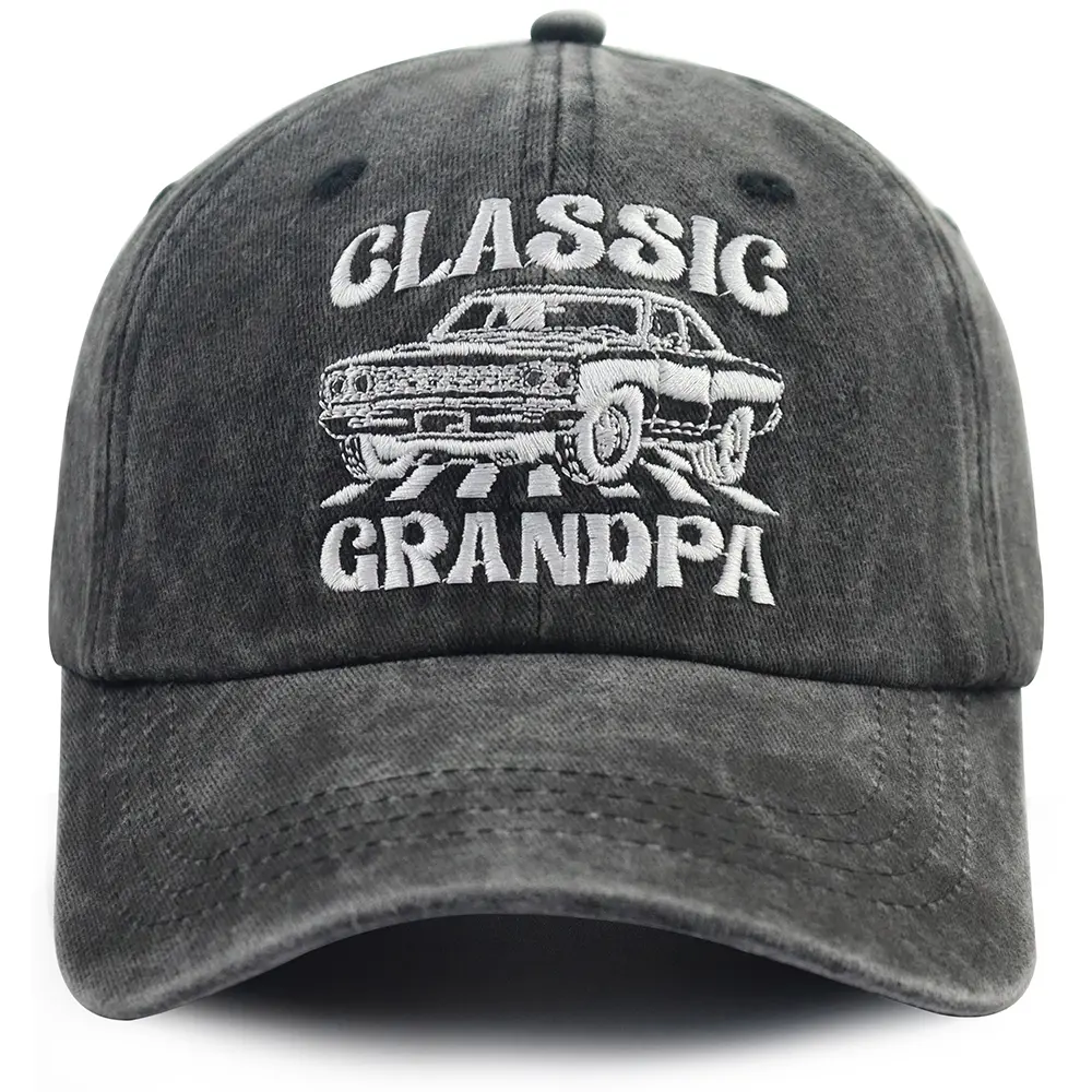 Funny Grandpa Casual Baseball Cap - Fatherhood Message Slogan Ball Hat, Ideal for Father’s Day, Christmas, Retirement, Birthday Gifts for Papa, Fatherhood Message Slogan Hats, Ball Hats