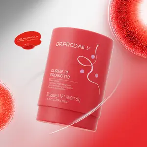 DR. PRODAILY Curve-3 Probiotic 30 Billion CFUs 4 Clinically Studied Strains Supports Digestion Bloating Relief & Metabolism 30 Capsules Natural Gut Health Supplement