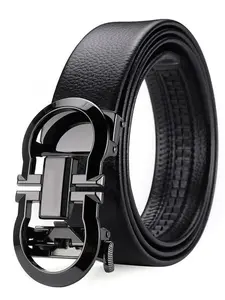 Men's Belt New Automatic Business Casual Leather Belt, Trendy Exquisite Belt, Stylish Belts, High-End Versatile Waistband, All Seasons Fashion Accessory Adjustable Belt