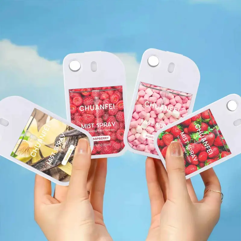 Moisturizing Hand Sanitizer Spray - Scented Hand Sanitizer, Portable, Mini, Kills Germs, Sweet Scent, Cute Gift, Travel Size for Car/Purse/Pocket