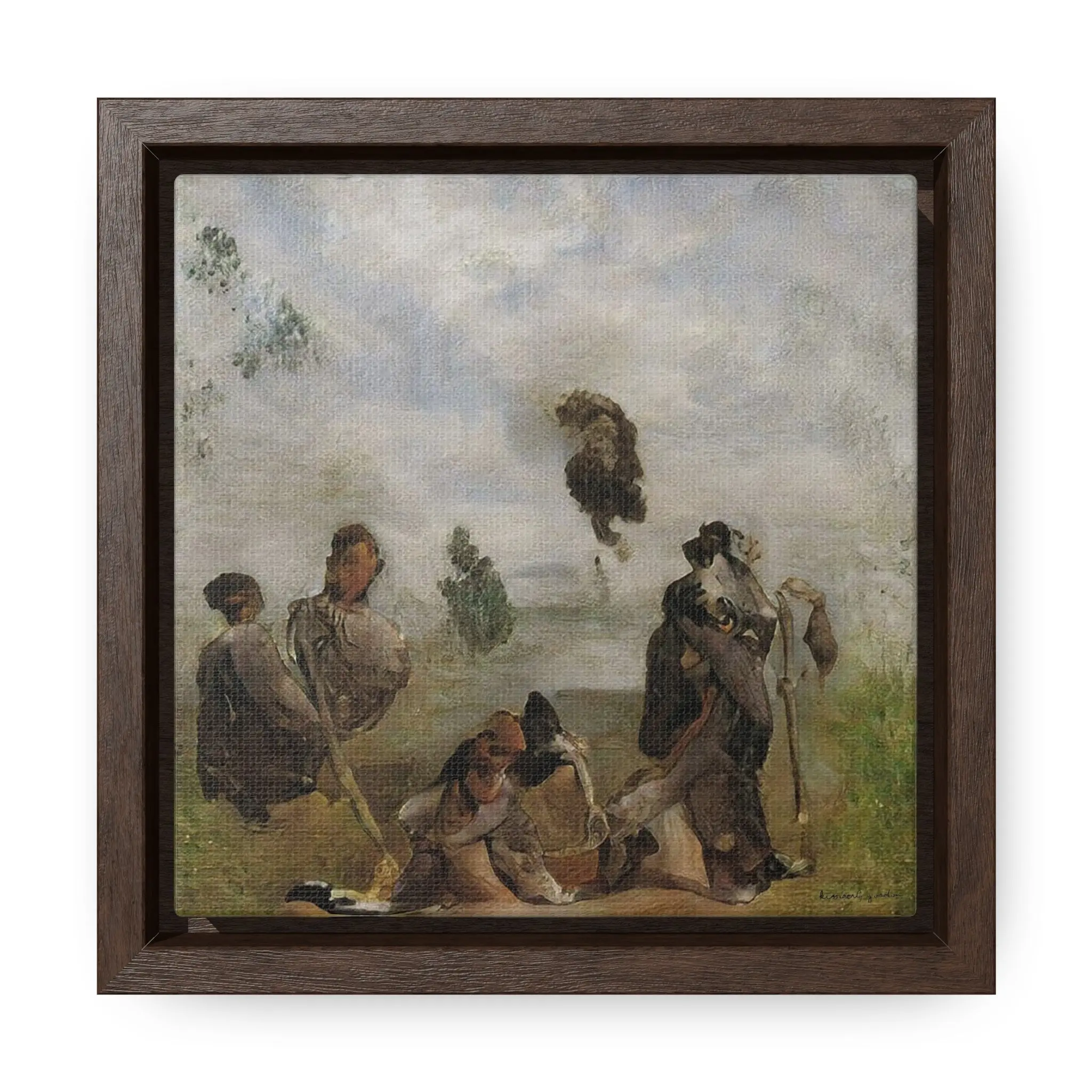 Square Framed Premium Gallery Wrap Canvas
