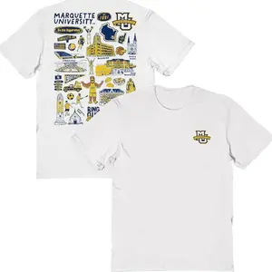 Marquette Golden Eagles University T-Shirt, Graphic College Art Shirt, Gift for College Sports Fans WJX