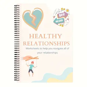 Healthy Relationship Practice Book, Understand Boundaries with Family Friends Strangers, Balance Relationships Identify Manipulation