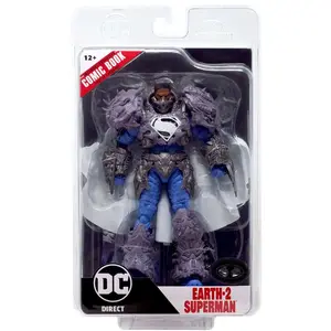 McFarlane DC Platinum Edition Earth-2 Superman Action Figure & Comic Book (Ghosts of Krypton)