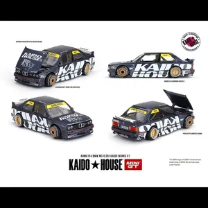 Kaido House x Mini GT 1:64 BMW M3 (E30) Kaido Works V1 – Dark Blue