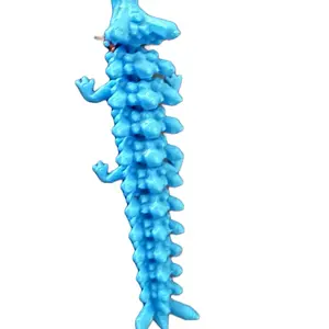 Hollowmaker ShardScale Baby Dragon 3D Printed Figurine Vibrant Blue Design with Articulated Joints Customizable Colors for Fantasy Enthusiasts