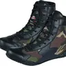 Right Punch Men's Boxing & Wrestling Shoes – Premium Leather, Ankle Support, Non-Slip Grip (Black Camo, Blue Camo, Red Camo, White Camo)