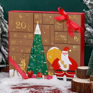 Body Care Advent Calendar, 24 Pieces Christmas Gift Set, Bubble Bath, Body Butter, Hand Cream, Epsom Salt, Candle