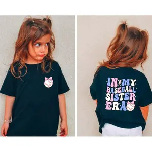 In My Baseball Sister Era Shirt, Game Day T-shirt, Sport Sister T-shirt, Baseball Lover Tee, Soft Girl Aesthetic