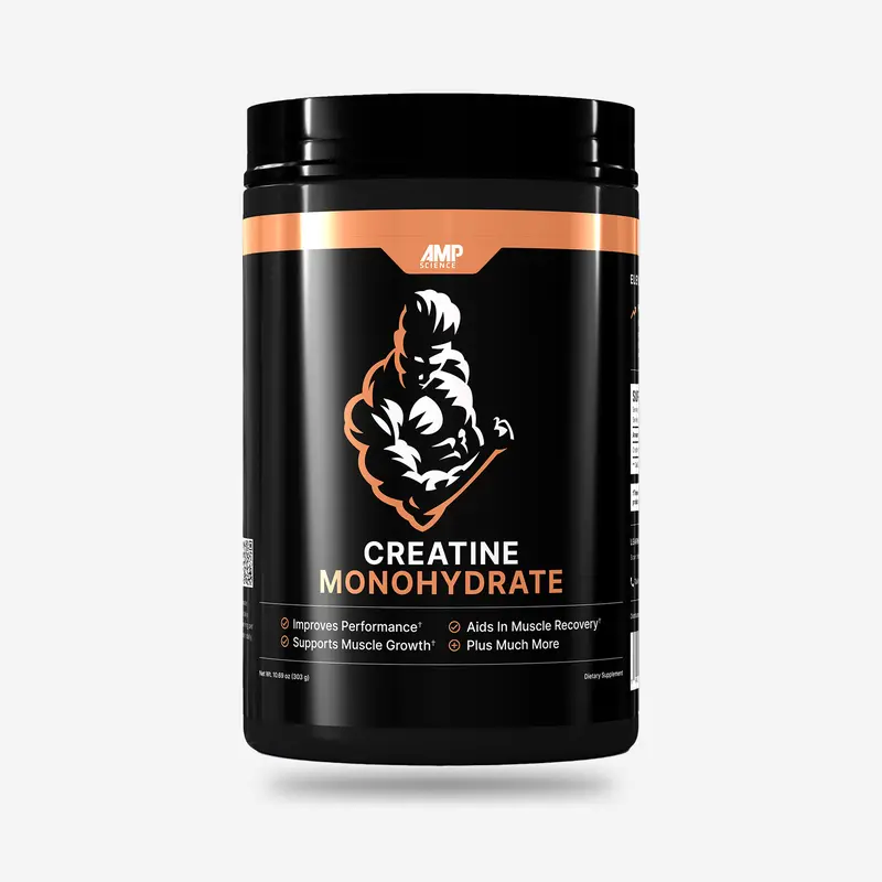 Amp Science Creatine - 60 Servings - Creatine Monohydrate - Creatine for Weightlifters. Workout Supplement - Health and Fitness.