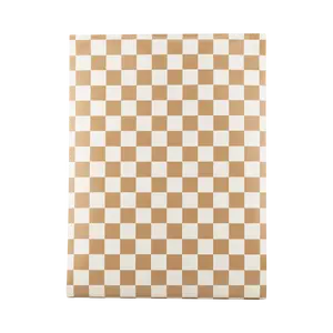 Gingerbread Checked Table Runner