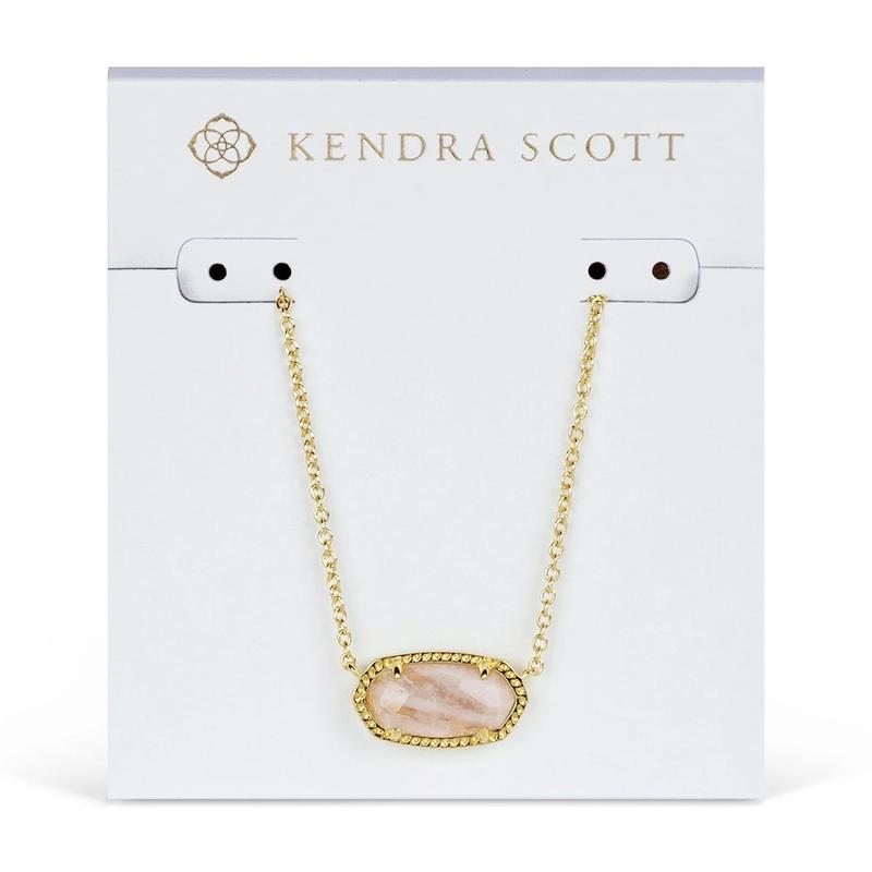 Kendra Scott Elisa Pendant Necklace for Women, Fashion Jewelry, 14k Gold-Plated, 4217703444 Azalea Illusion