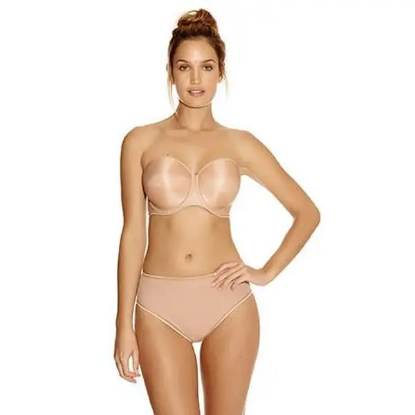 Women's Convertible Strapless Bra with Smoothing Molded Cups, Polyester & Spandex Fabric, Underwire Support and Side Boning, Leotard, Adjustable, Breathable, Polyurethane, Fit, Supportive Bra, Hand Wash, Hook Closure, 36Dd, Adaptive Strapless Bras