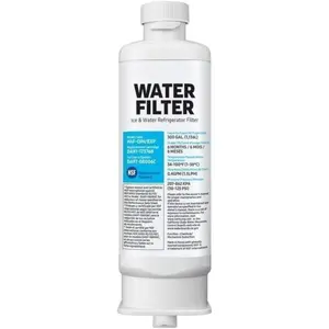 Original Refrigerator Water Filter Element, Capable of Removing Impurities and Providing Clean and Clear Drinking Water. Easy To Install, Single Unit.
