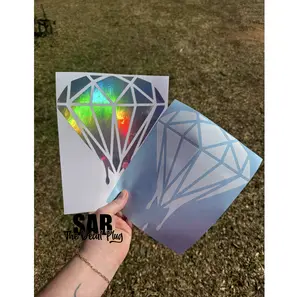 Dripping Diamond Decal | Drip Diamond Decal for Car or Truck | 8" Decal