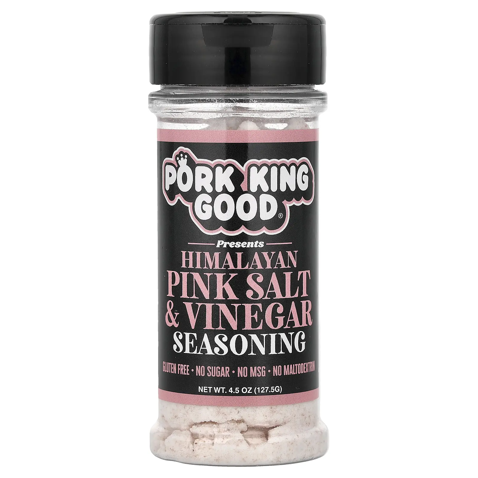 Pork King Good Himalayan Pink Salt & Vinegar Seasoning , 4.5 oz (127.5 g) Pork King Good Himalayan Pink Salt & Vinegar Seasoning , 4.5 oz (127.5 g)